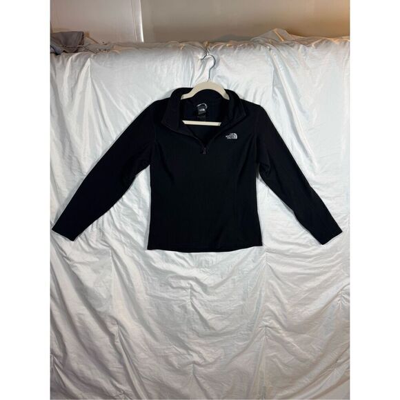 The North Face 1/4 Zip Pullover Fleece – Black – Size Medium - Picture 1 of 6